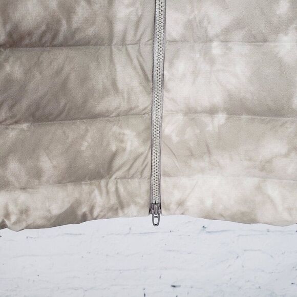 Lululemon Navigation Stretch Down Vest Size XXL Mesosphere White Opal Raw Linen - Picture 4 of 8